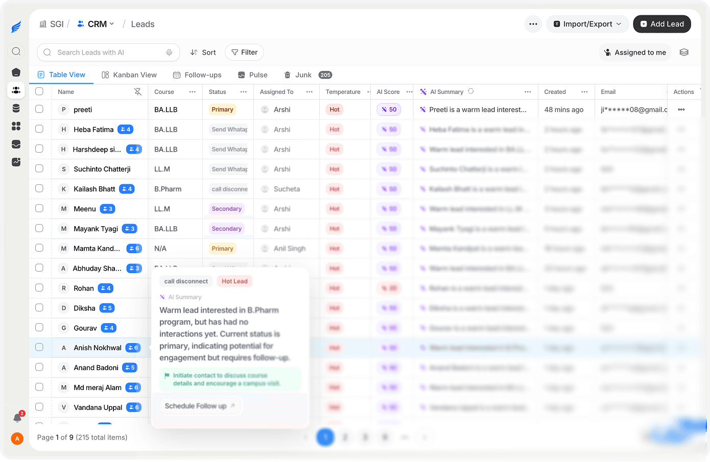 Self Driving CRM