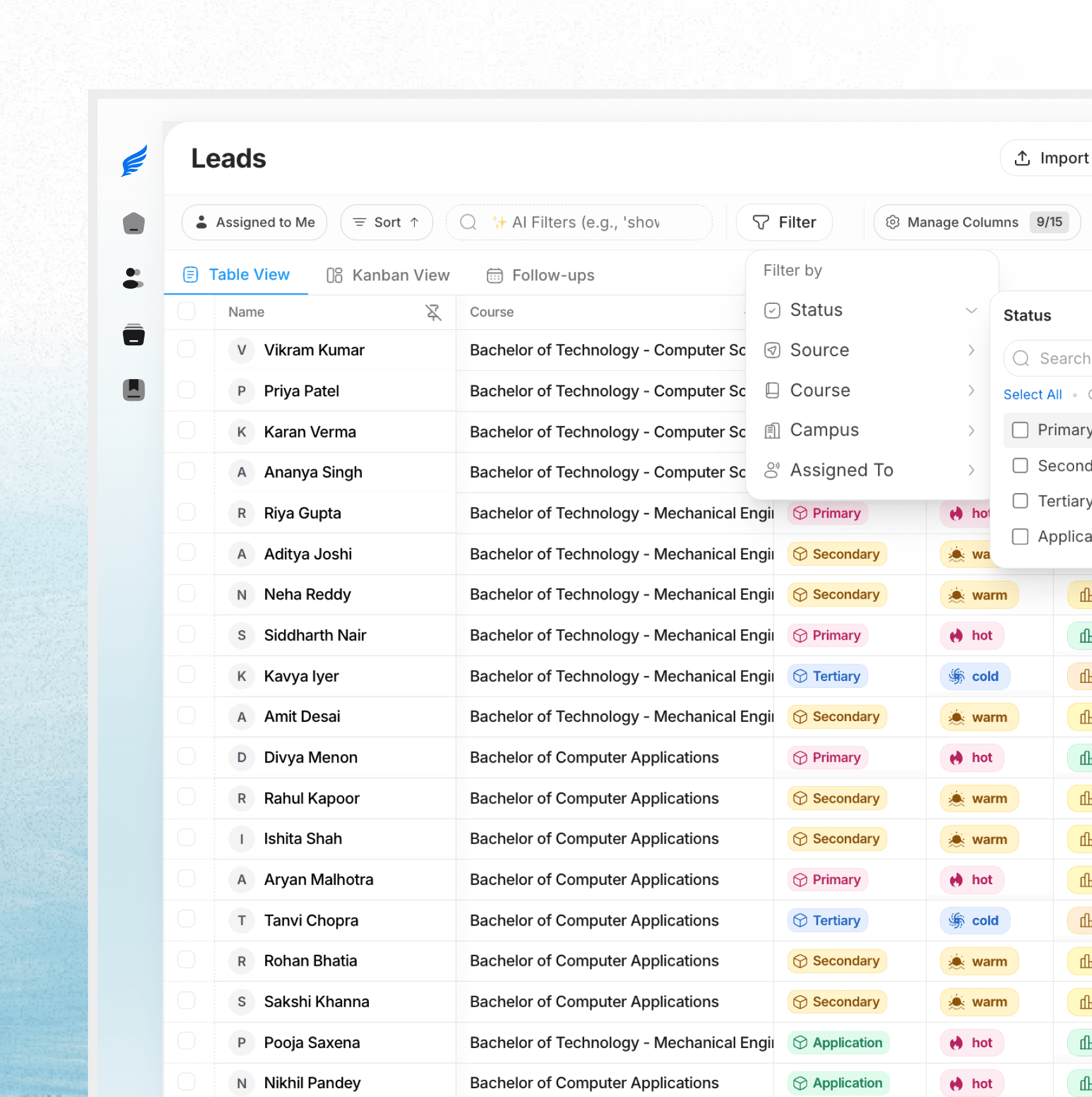Self Driving CRM